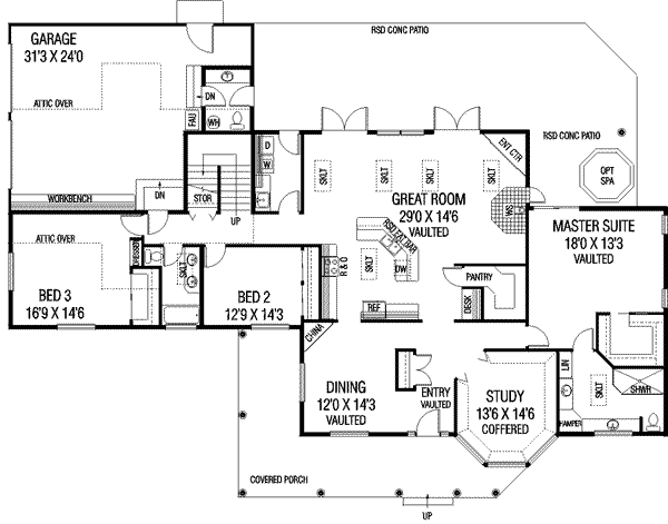 main floor house blueprint