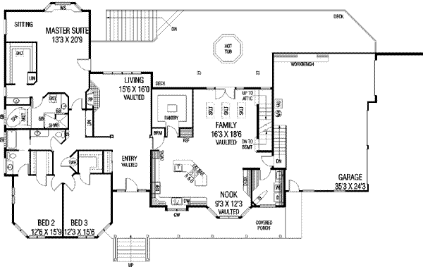 main floor house blueprint