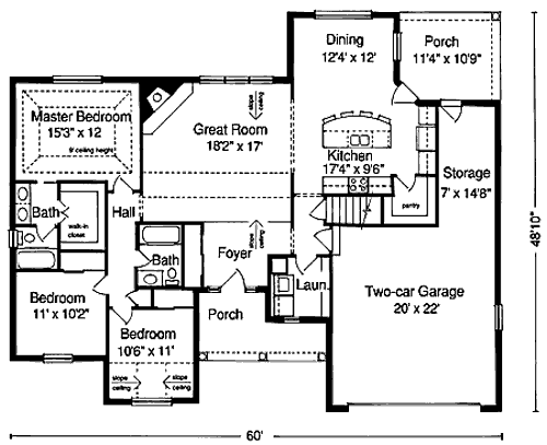main floor house blueprint