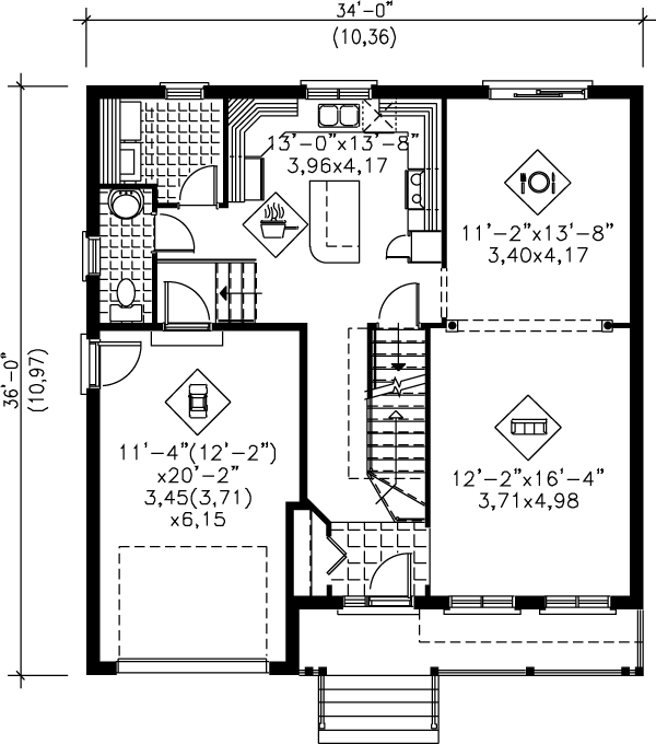 main floor house blueprint