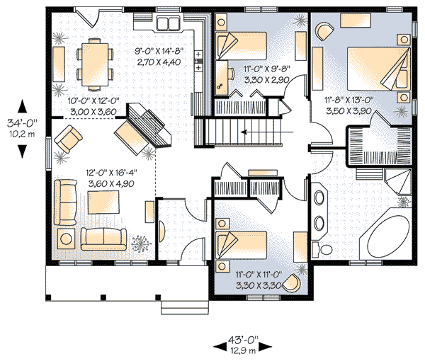main floor house blueprint