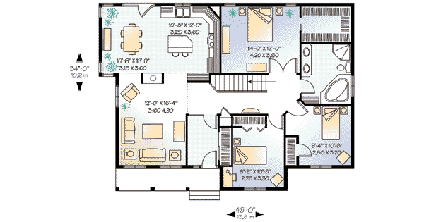 main floor house blueprint