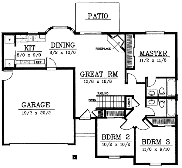 main floor house blueprint
