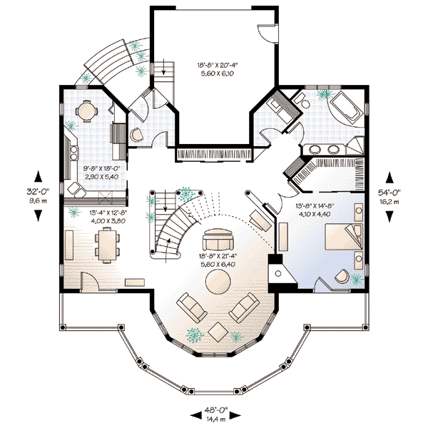 main floor house blueprint