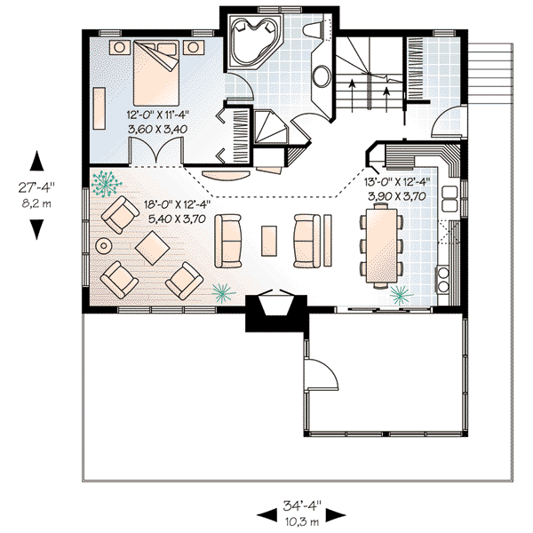 main floor house blueprint