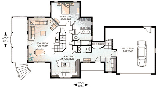 main floor house blueprint