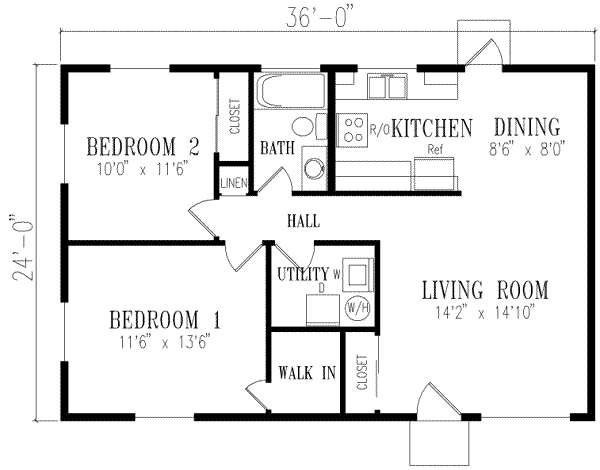 main floor house blueprint