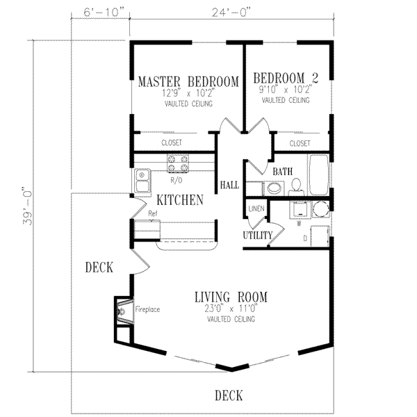 main floor house blueprint