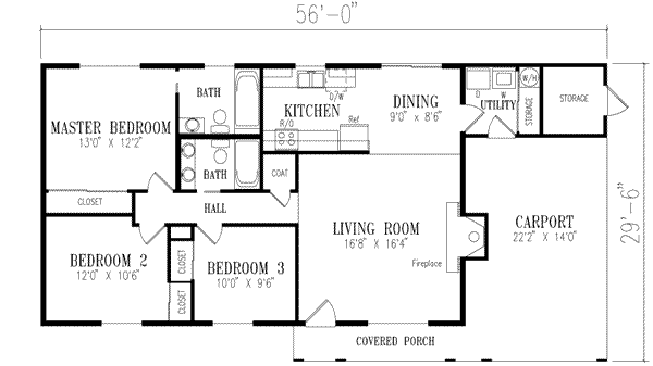 main floor house blueprint