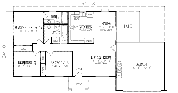 main floor house blueprint