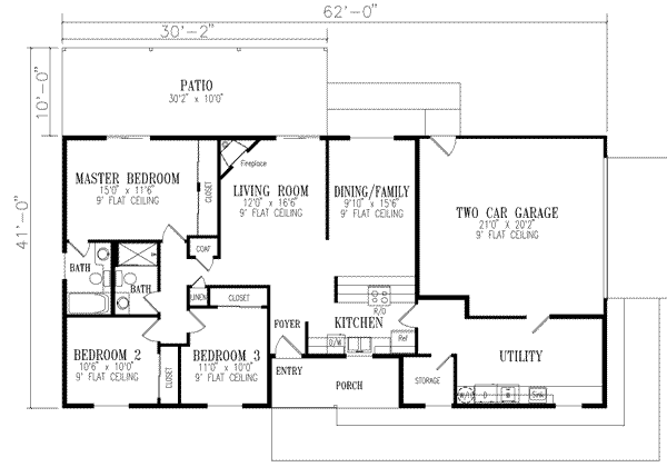 main floor house blueprint