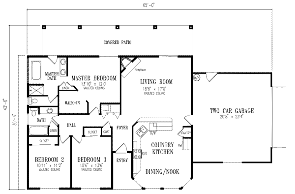 main floor house blueprint