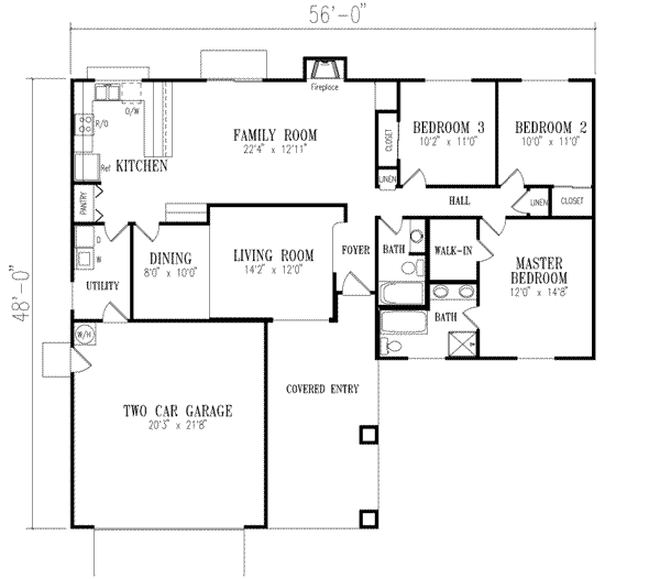 main floor house blueprint