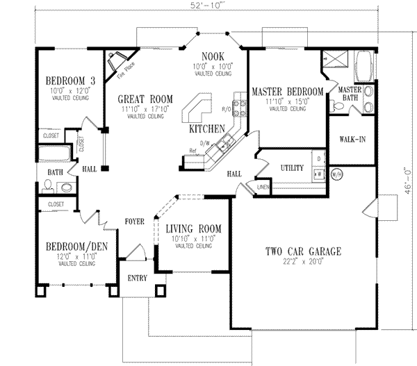 main floor house blueprint