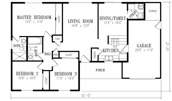 main floor house blueprint