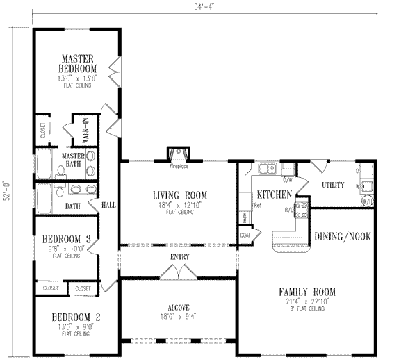 main floor house blueprint