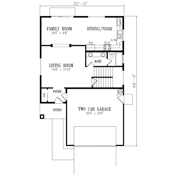 main floor house blueprint