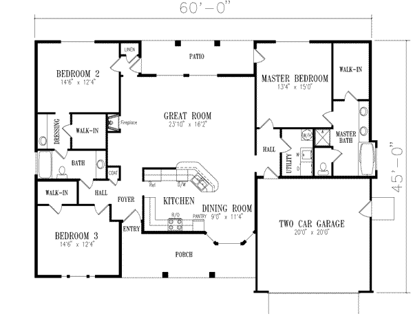 main floor house blueprint
