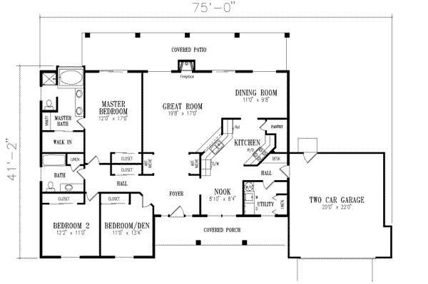 main floor house blueprint