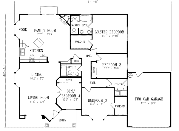 main floor house blueprint