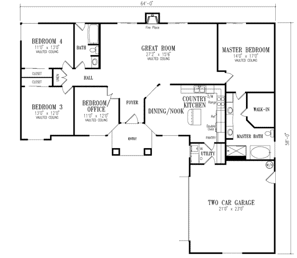 main floor house blueprint