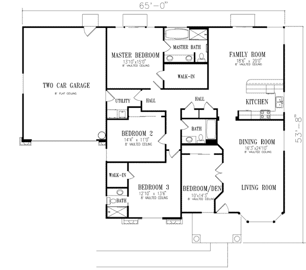 main floor house blueprint