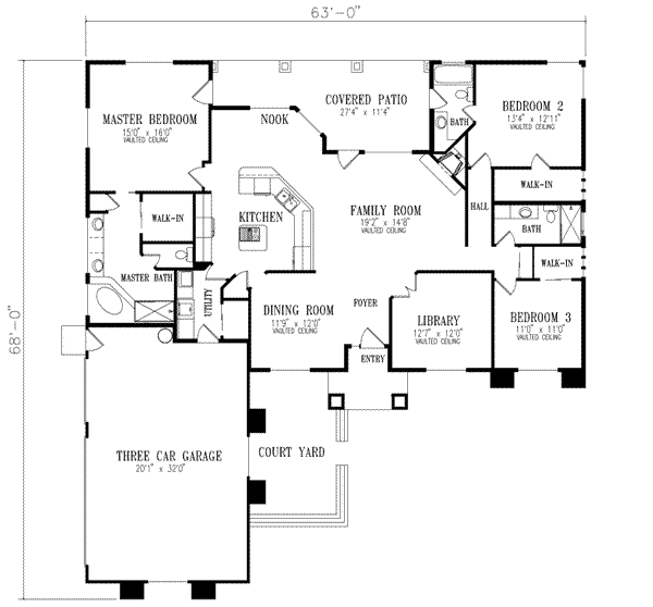 main floor house blueprint