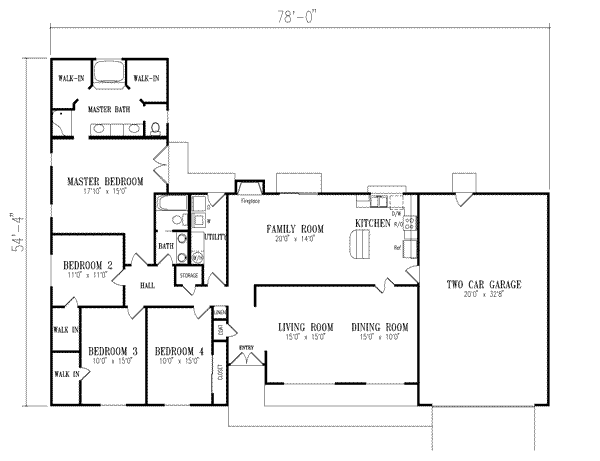 main floor house blueprint