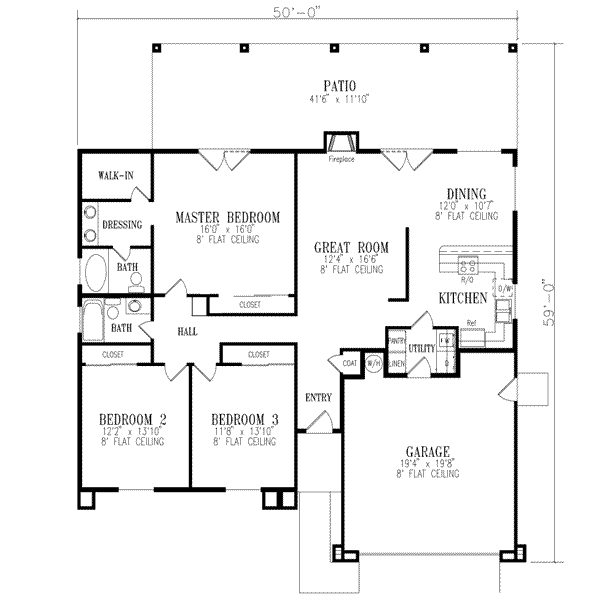 main floor house blueprint