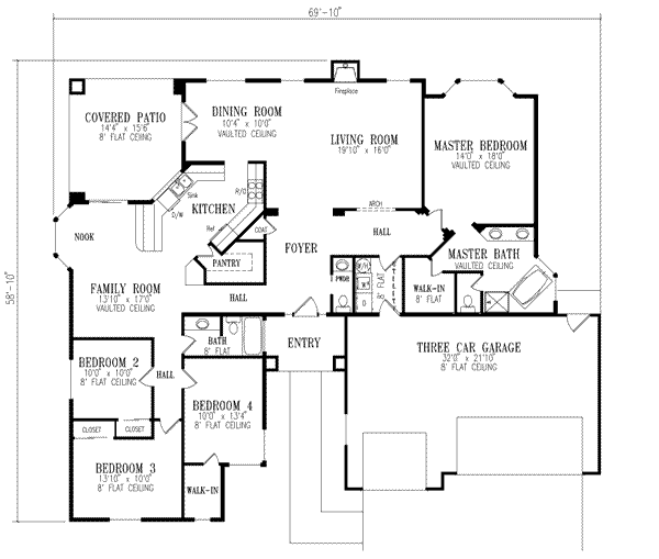 main floor house blueprint