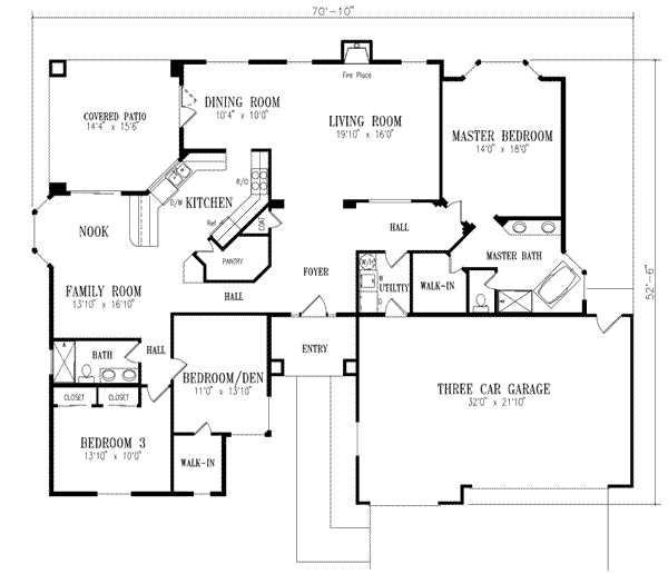 main floor house blueprint