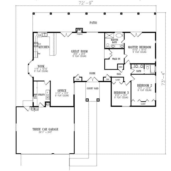 main floor house blueprint