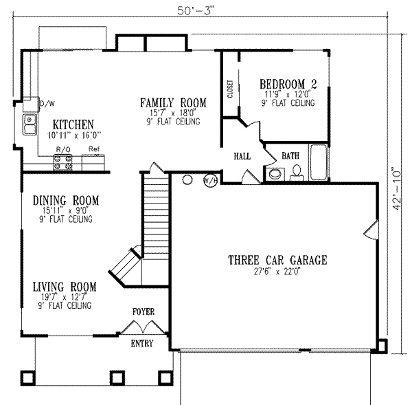 main floor house blueprint