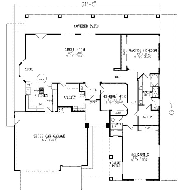 main floor house blueprint