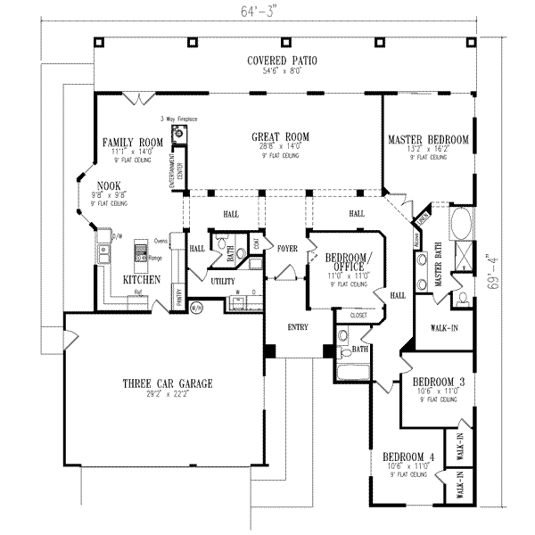 main floor house blueprint