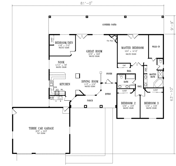 main floor house blueprint
