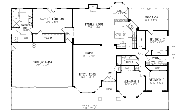 main floor house blueprint