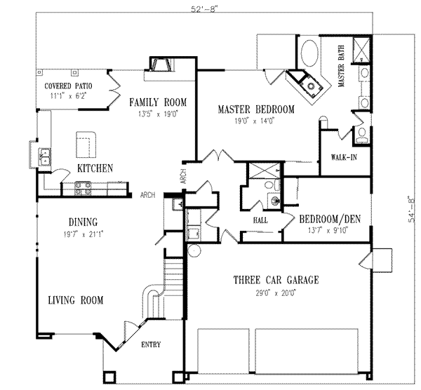 main floor house blueprint