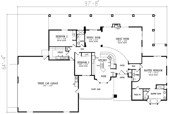 main floor house blueprint