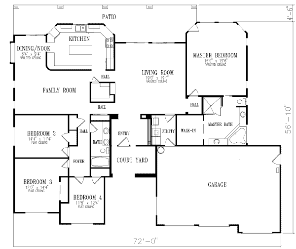 main floor house blueprint
