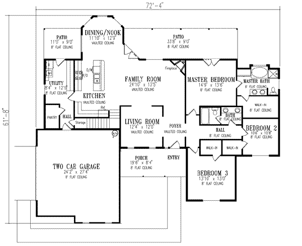 main floor house blueprint