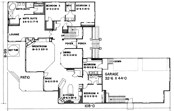 main floor house blueprint