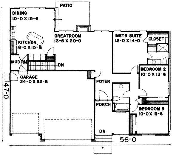 main floor house blueprint