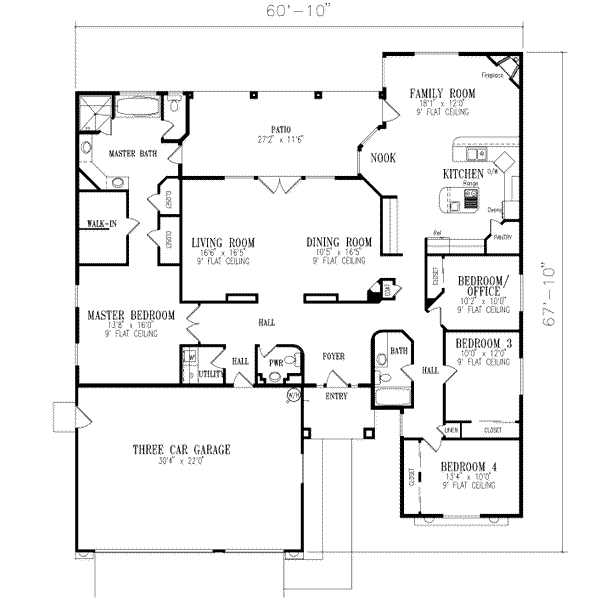 main floor house blueprint