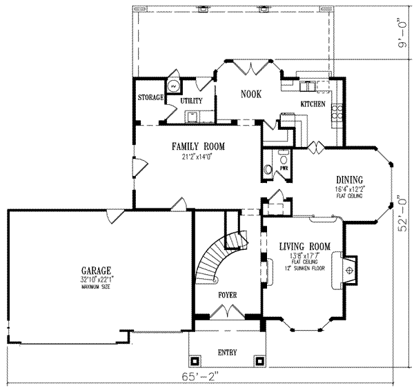main floor house blueprint