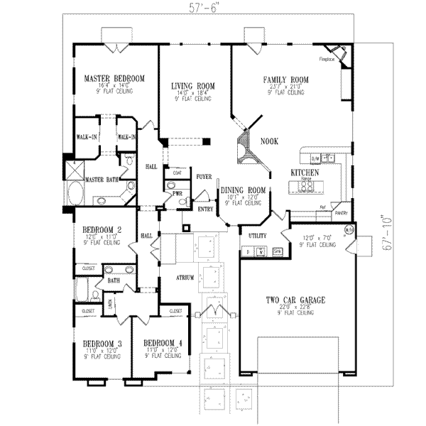 main floor house blueprint
