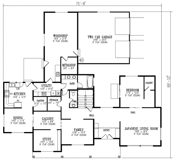 main floor house blueprint