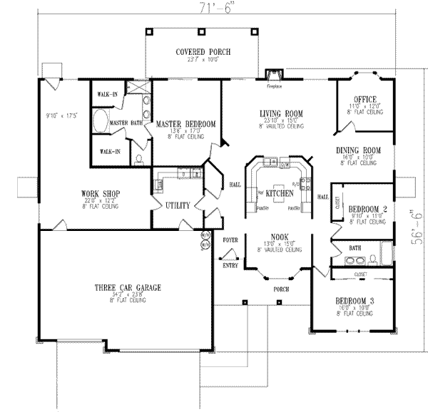 main floor house blueprint