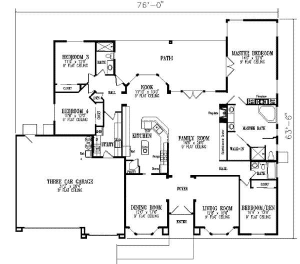 main floor house blueprint