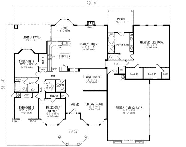 main floor house blueprint